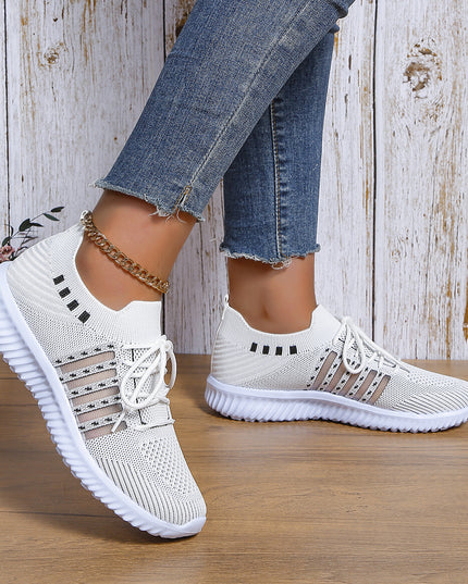 Zelora AirKnit Lace-Up Sneakers