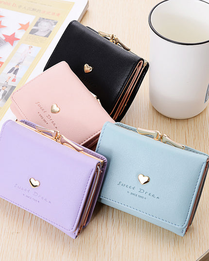 Multi-Function Wallet with Buckle Change Bit Card Holder