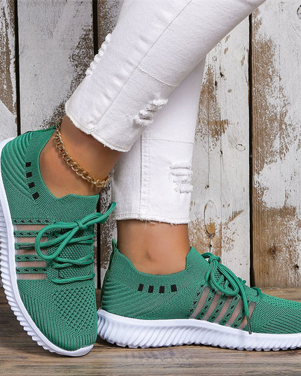 Zelora AirKnit Lace-Up Sneakers