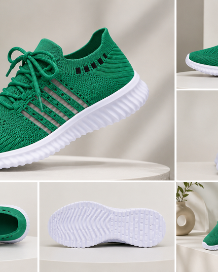 Zelora AirKnit Lace-Up Sneakers