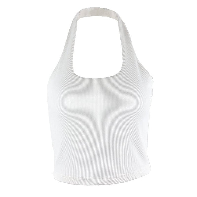 Essential Halter Crop Top from ZELORA